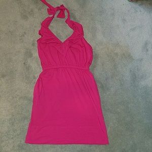 Banana Republic Pink Halter Dress